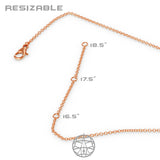Star Wars Aurebesh Necklace, Sterling Silver
