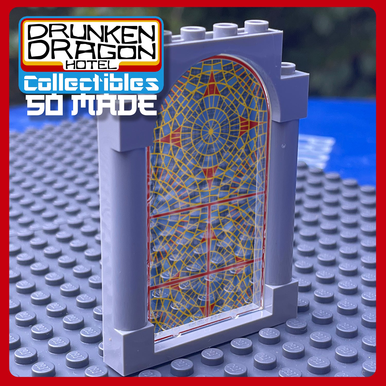 DDH LEGO Stain Glass Window Carpet – Drunken Dragon Hotel