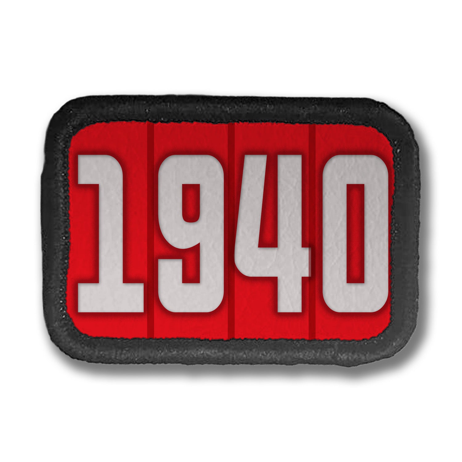 Years Red DDH Con Merit Badges – 1.5” Rectangle Velcro