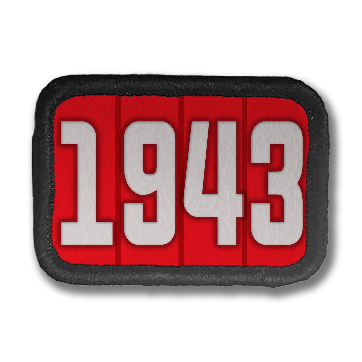 Years Red DDH Con Merit Badges – 1.5” Rectangle Velcro