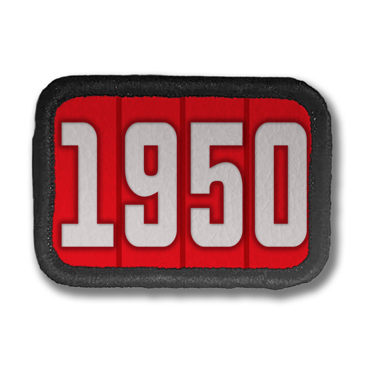 Years Red DDH Con Merit Badges – 1.5” Rectangle Velcro