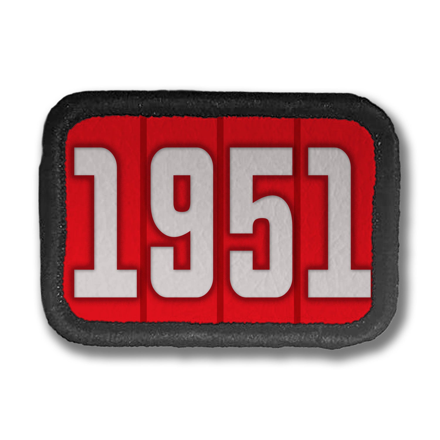 Years Red DDH Con Merit Badges – 1.5” Rectangle Velcro
