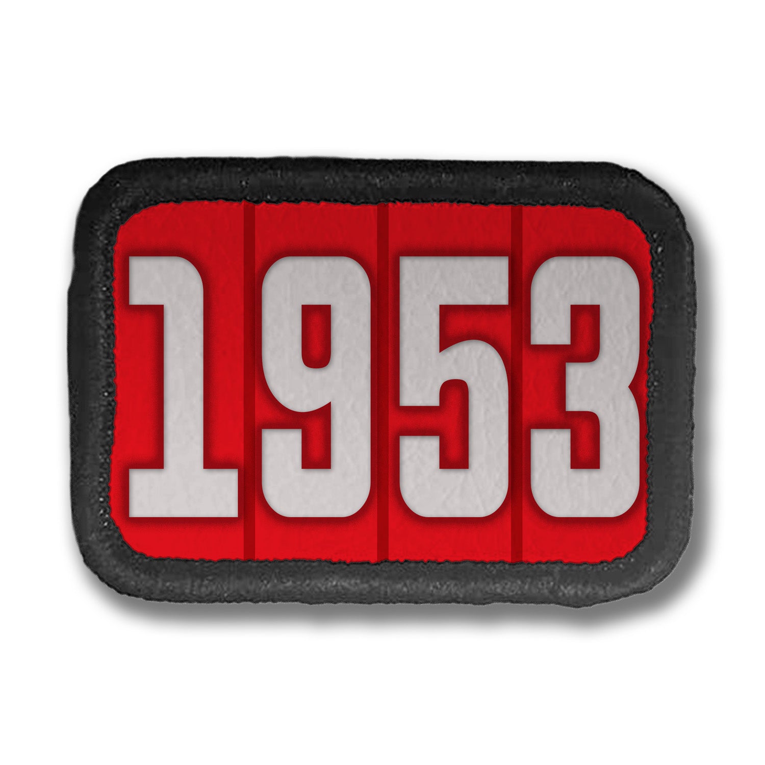 Years Red DDH Con Merit Badges – 1.5” Rectangle Velcro