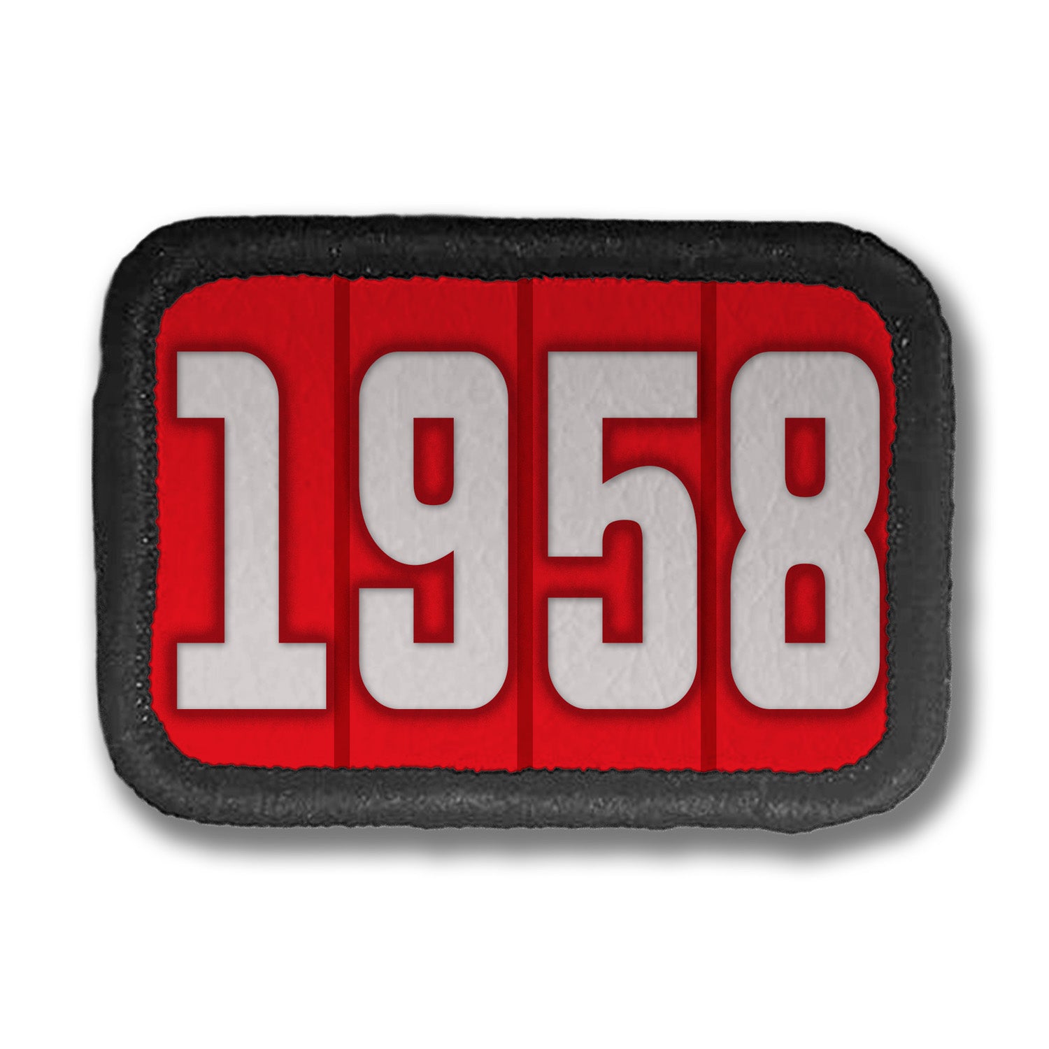 Years Red DDH Con Merit Badges – 1.5” Rectangle Velcro