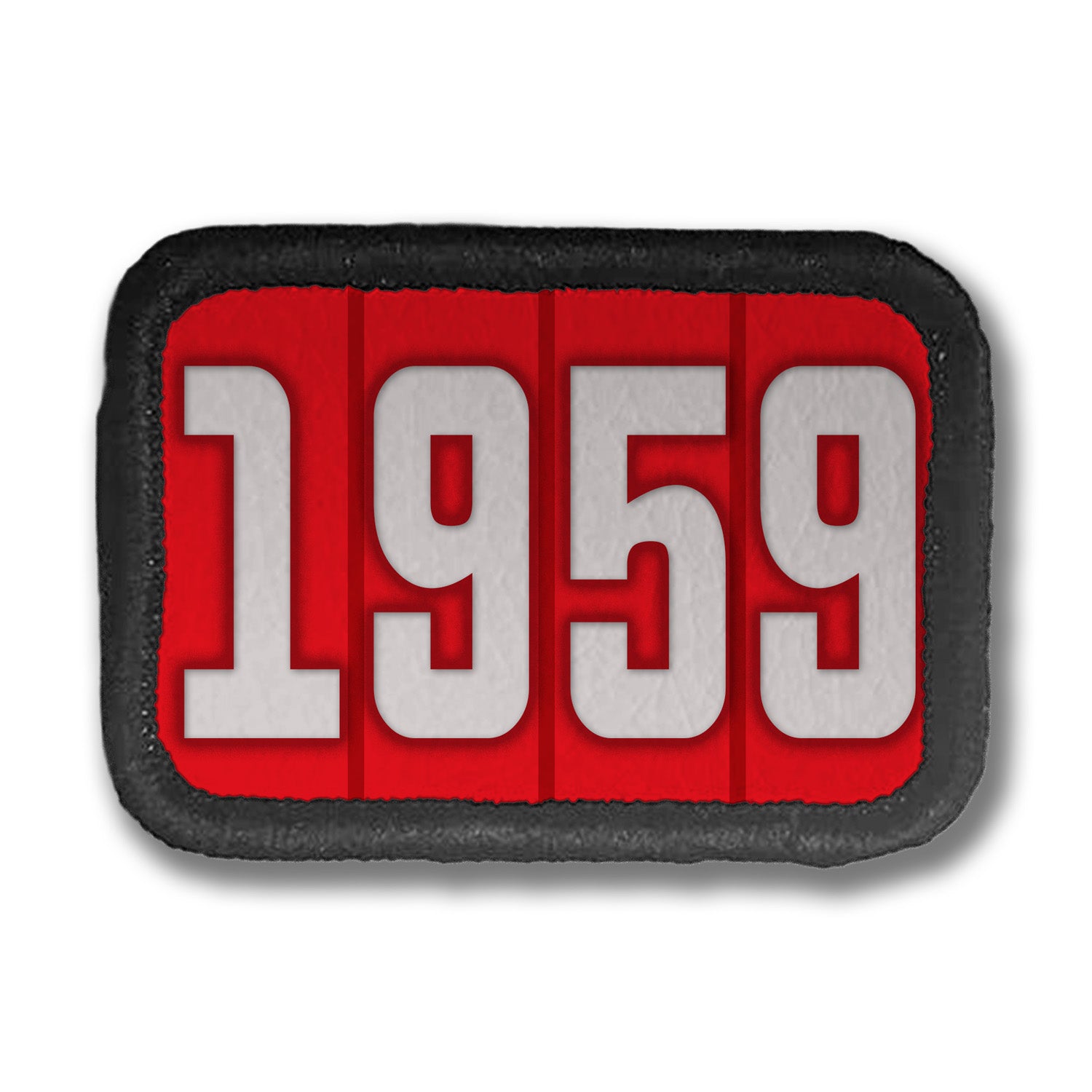 Years Red DDH Con Merit Badges – 1.5” Rectangle Velcro