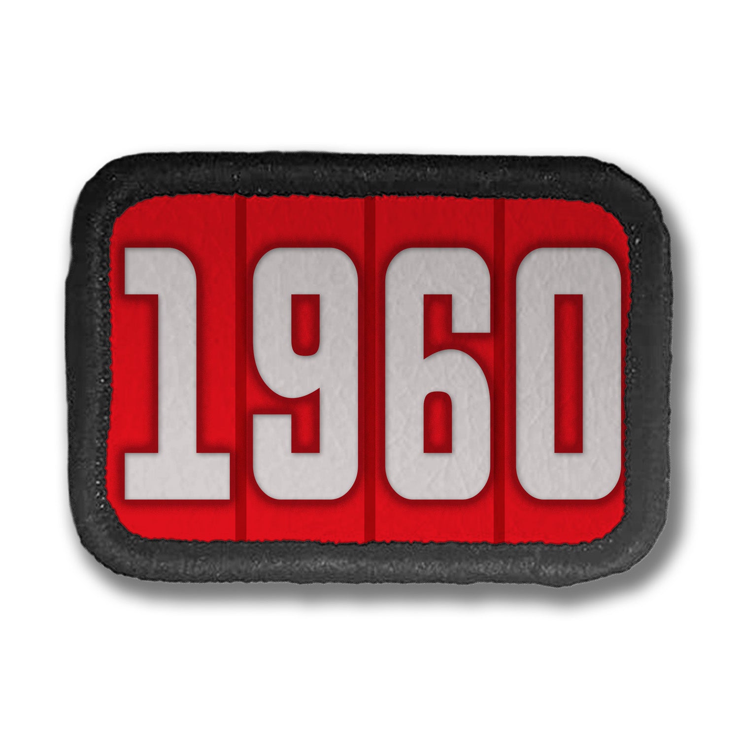 Years Red DDH Con Merit Badges – 1.5” Rectangle Velcro