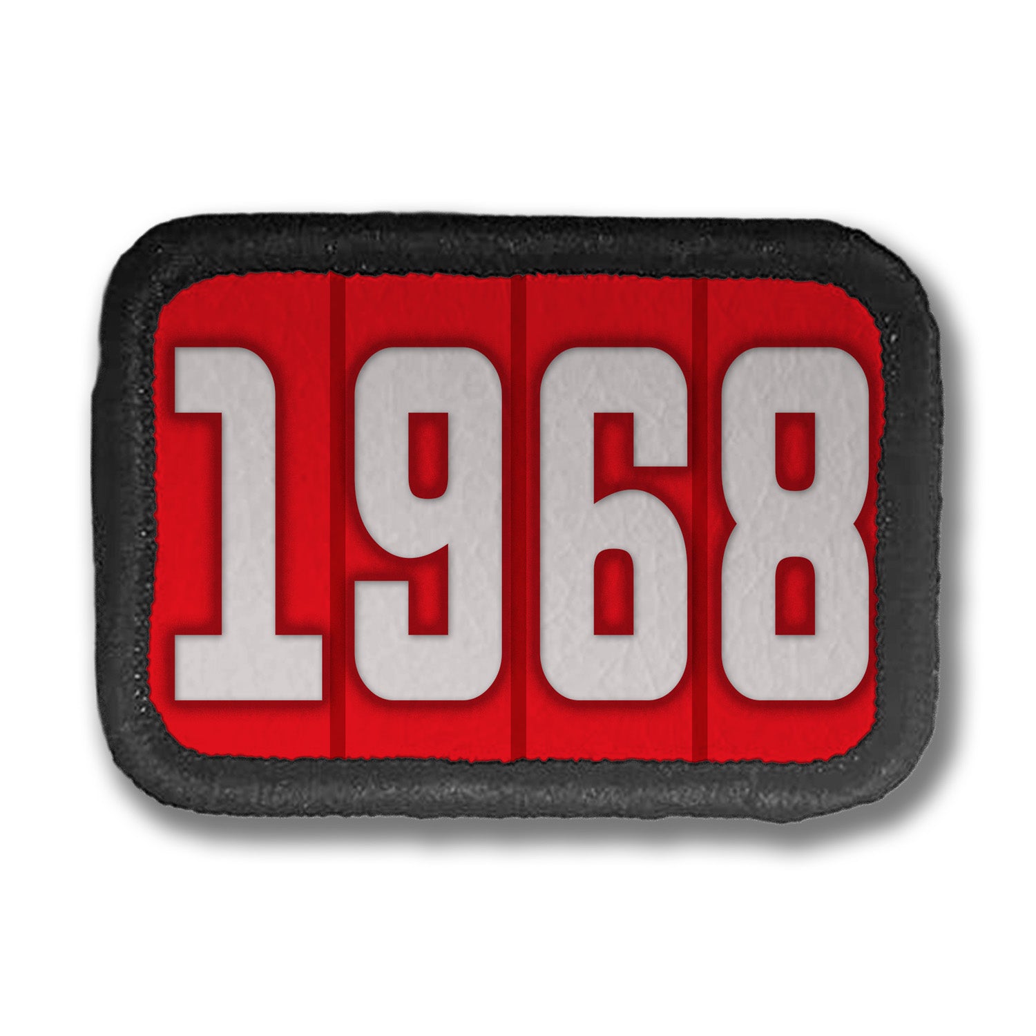 Years Red DDH Con Merit Badges – 1.5” Rectangle Velcro