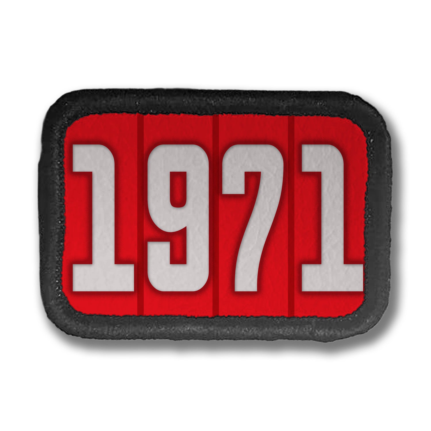 Years Red DDH Con Merit Badges – 1.5” Rectangle Velcro