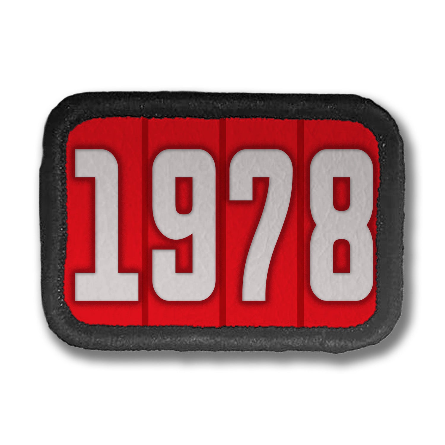 Years Red DDH Con Merit Badges – 1.5” Rectangle Velcro