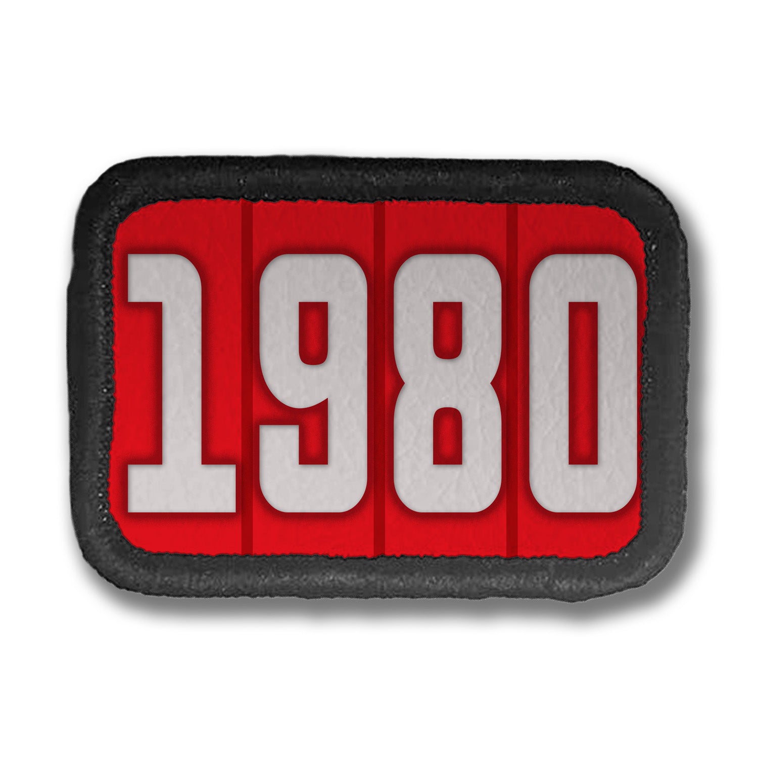 Years Red DDH Con Merit Badges – 1.5” Rectangle Velcro