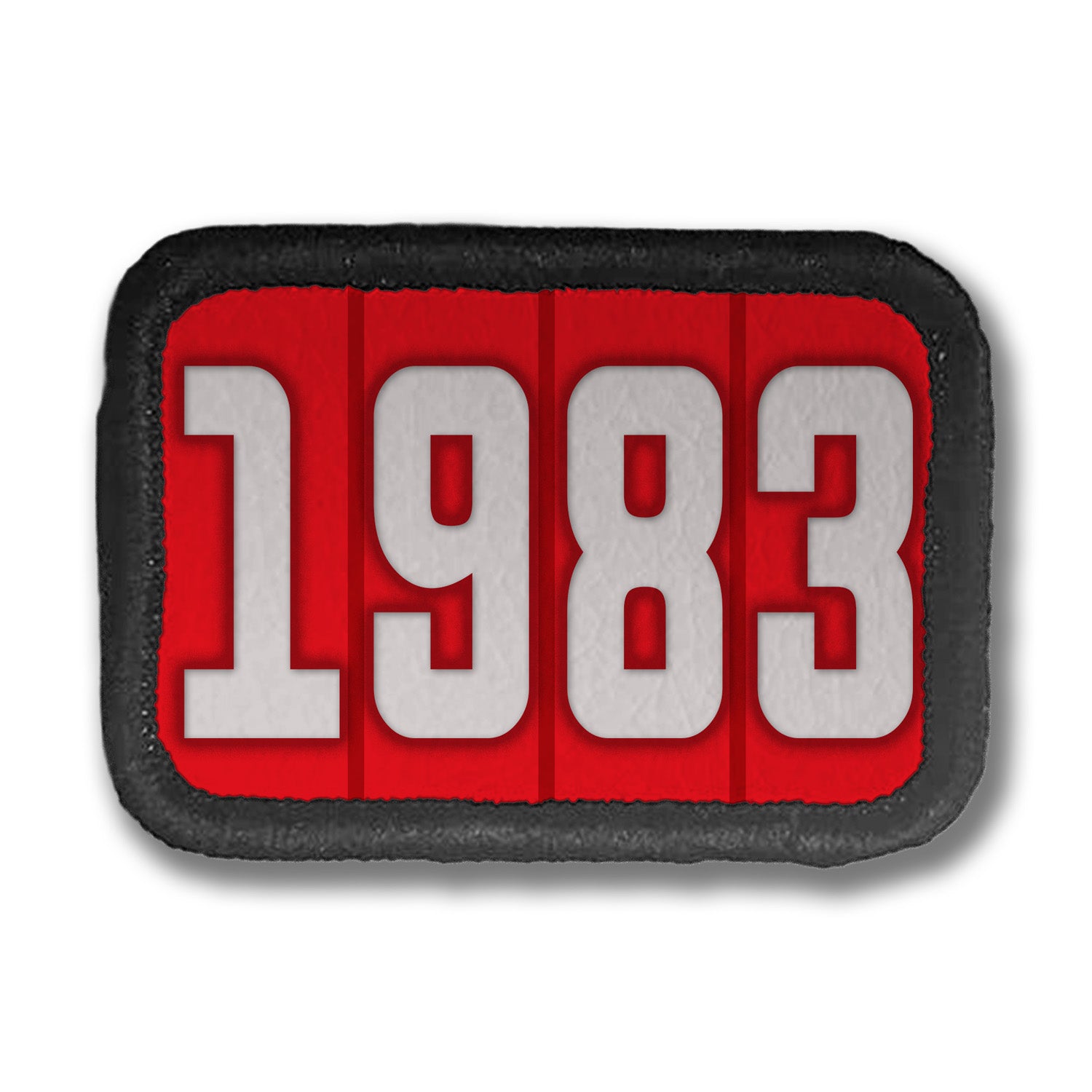 Years Red DDH Con Merit Badges – 1.5” Rectangle Velcro