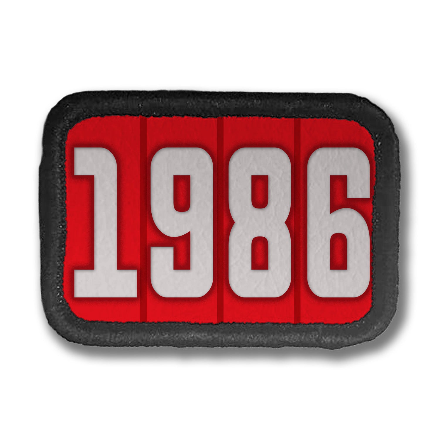 Years Red DDH Con Merit Badges – 1.5” Rectangle Velcro