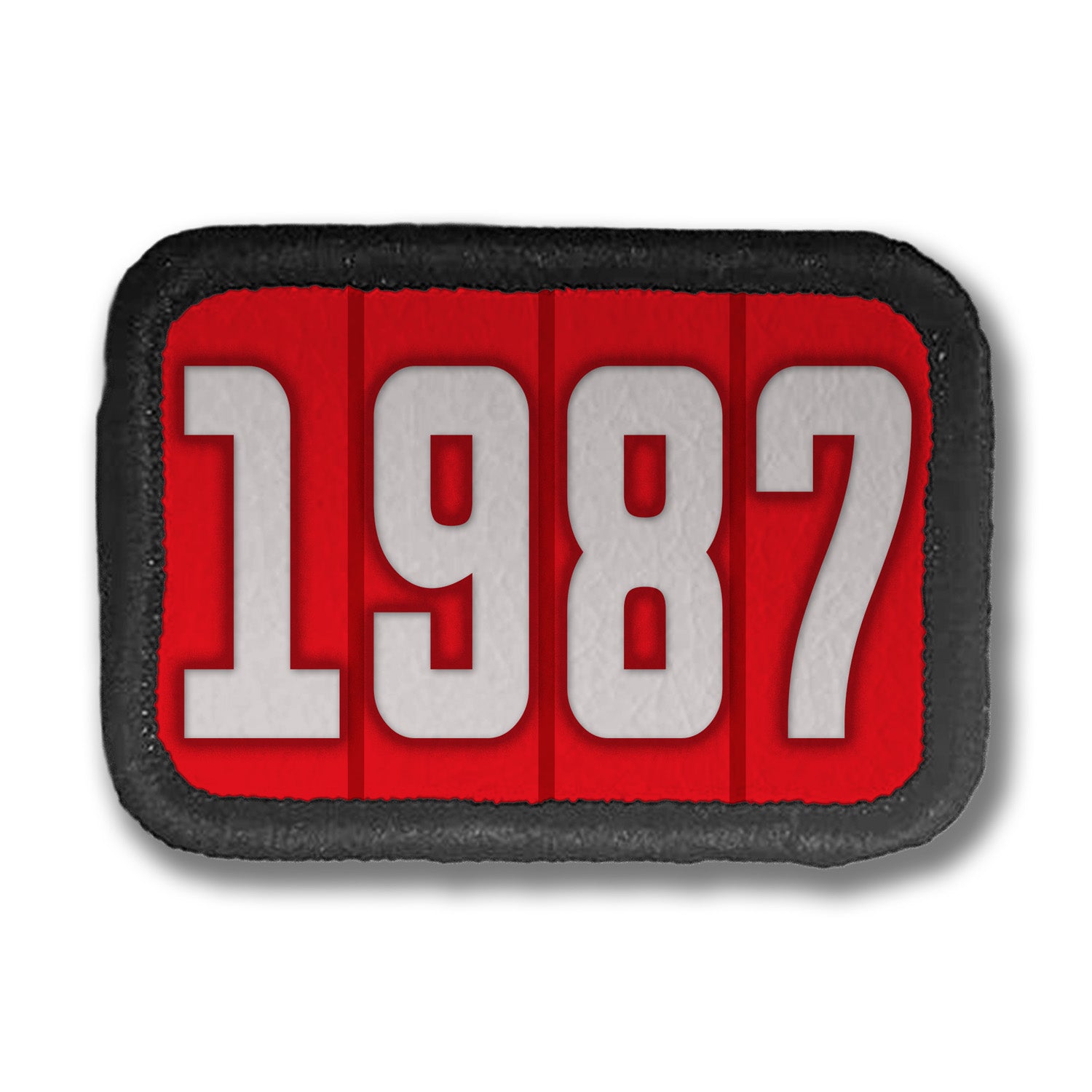 Years Red DDH Con Merit Badges – 1.5” Rectangle Velcro