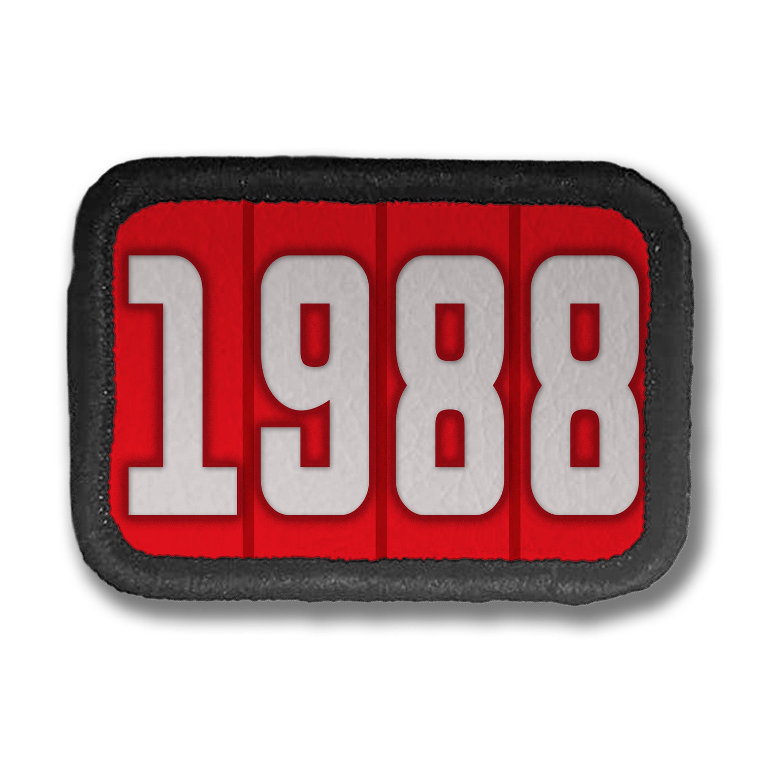 Years Red DDH Con Merit Badges – 1.5” Rectangle Velcro