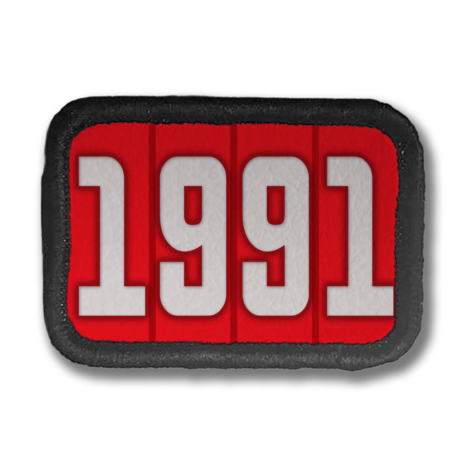 Years Red DDH Con Merit Badges – 1.5” Rectangle Velcro