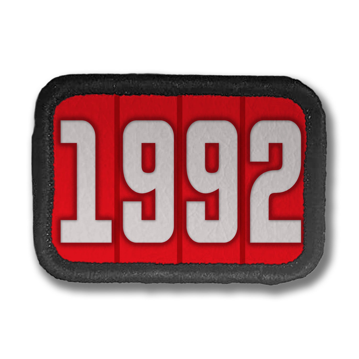 Years Red DDH Con Merit Badges – 1.5” Rectangle Velcro