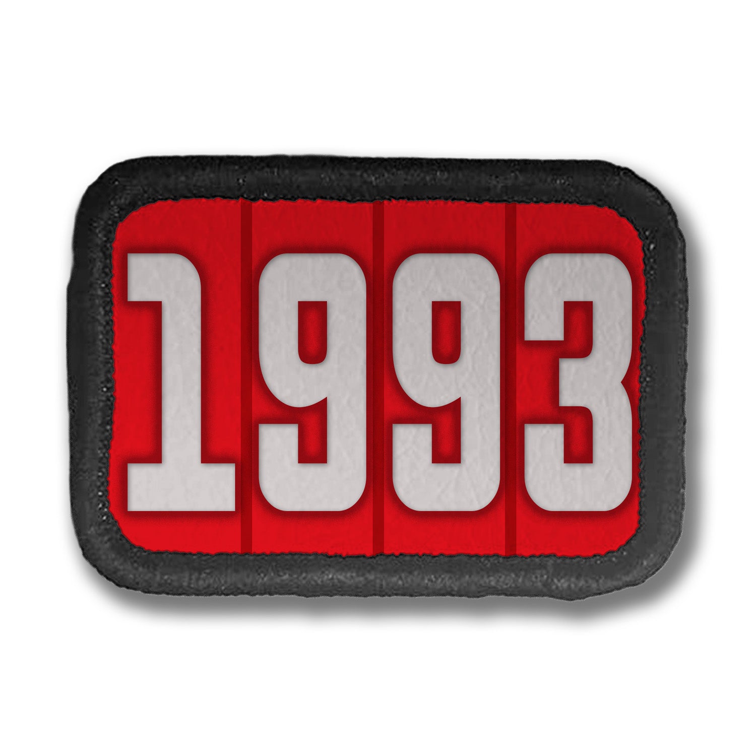Years Red DDH Con Merit Badges – 1.5” Rectangle Velcro