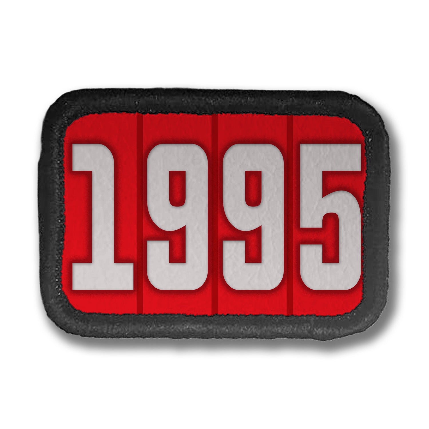 Years Red DDH Con Merit Badges – 1.5” Rectangle Velcro