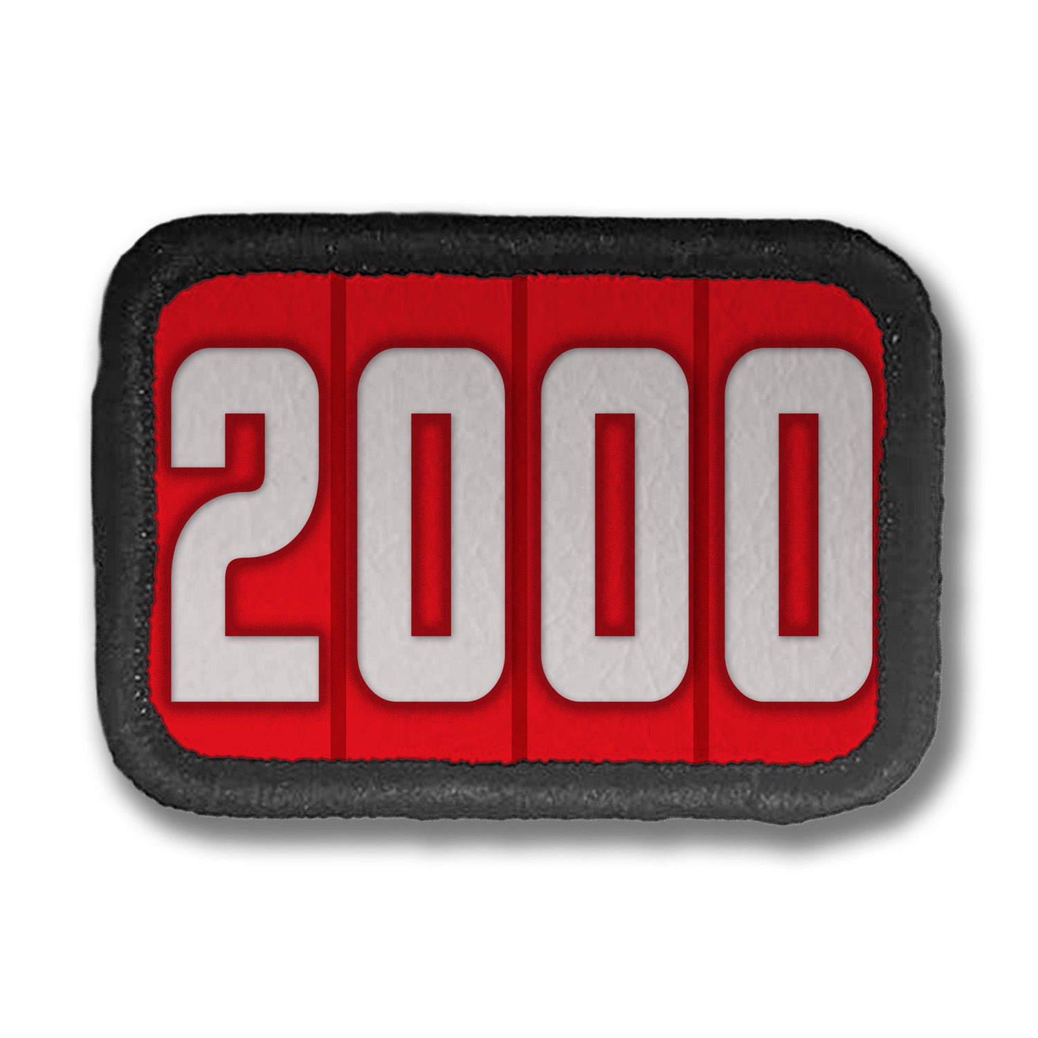 Years Red DDH Con Merit Badges – 1.5” Rectangle Velcro