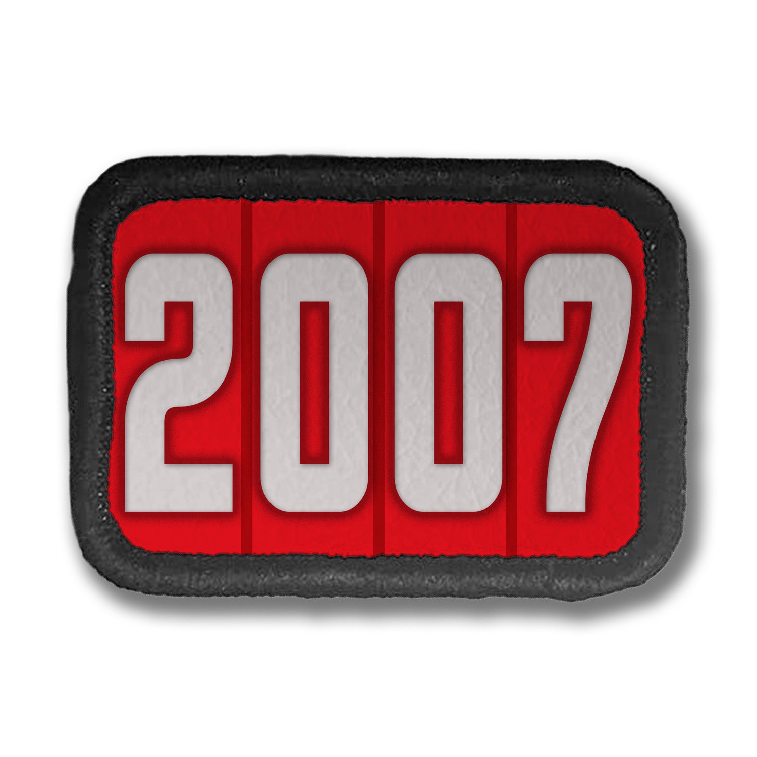 Years Red DDH Con Merit Badges – 1.5” Rectangle Velcro