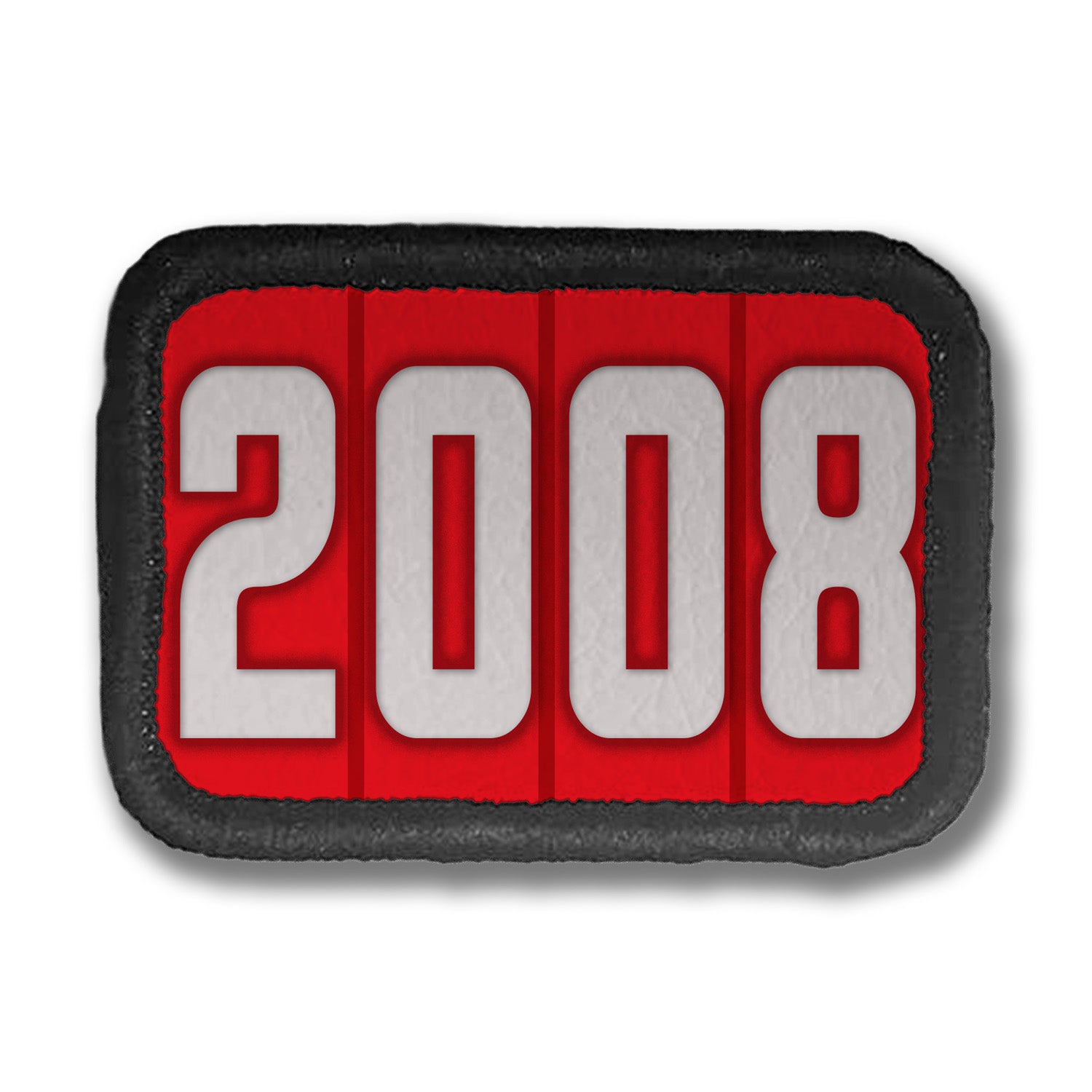 Years Red DDH Con Merit Badges – 1.5” Rectangle Velcro