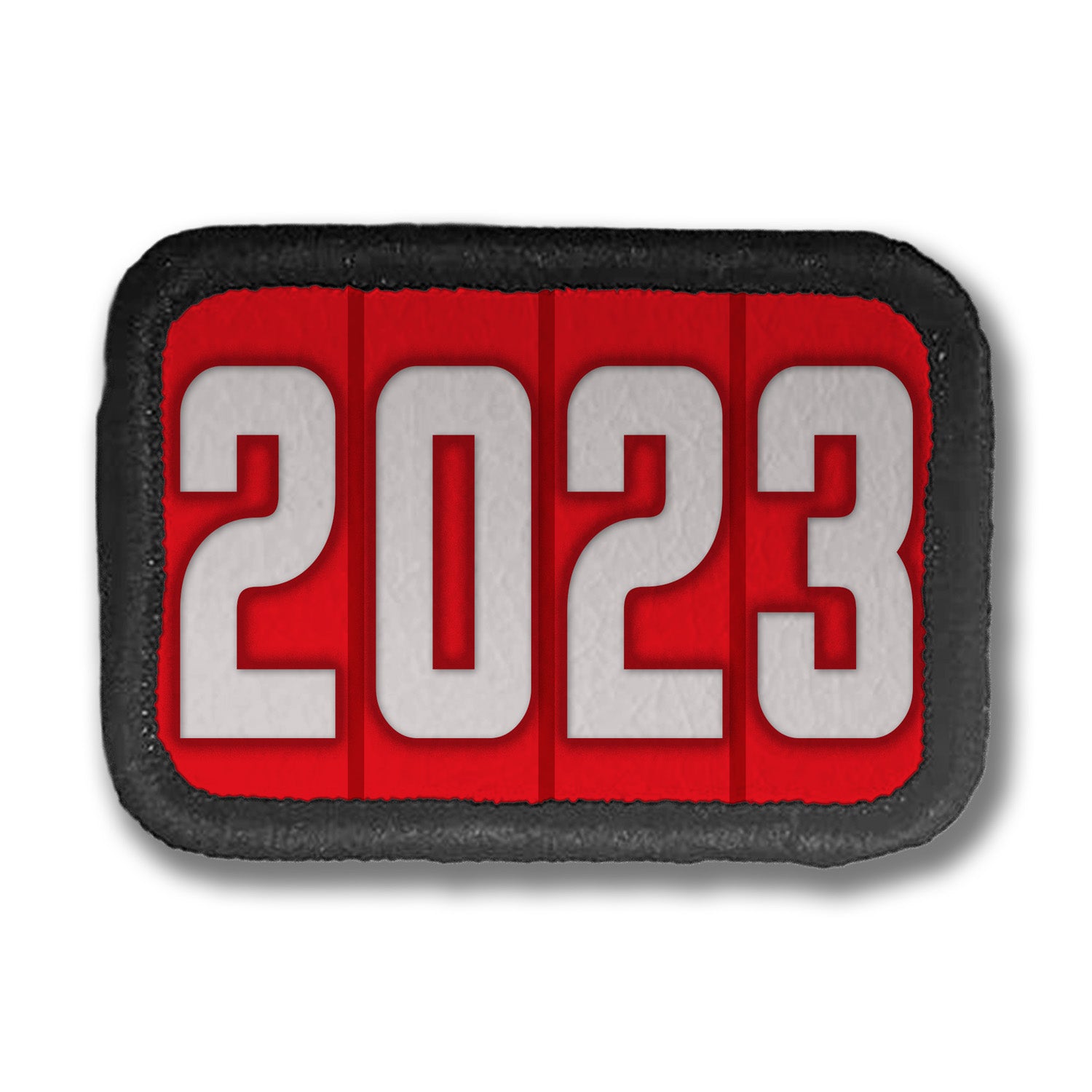 Years Red DDH Con Merit Badges – 1.5” Rectangle Velcro
