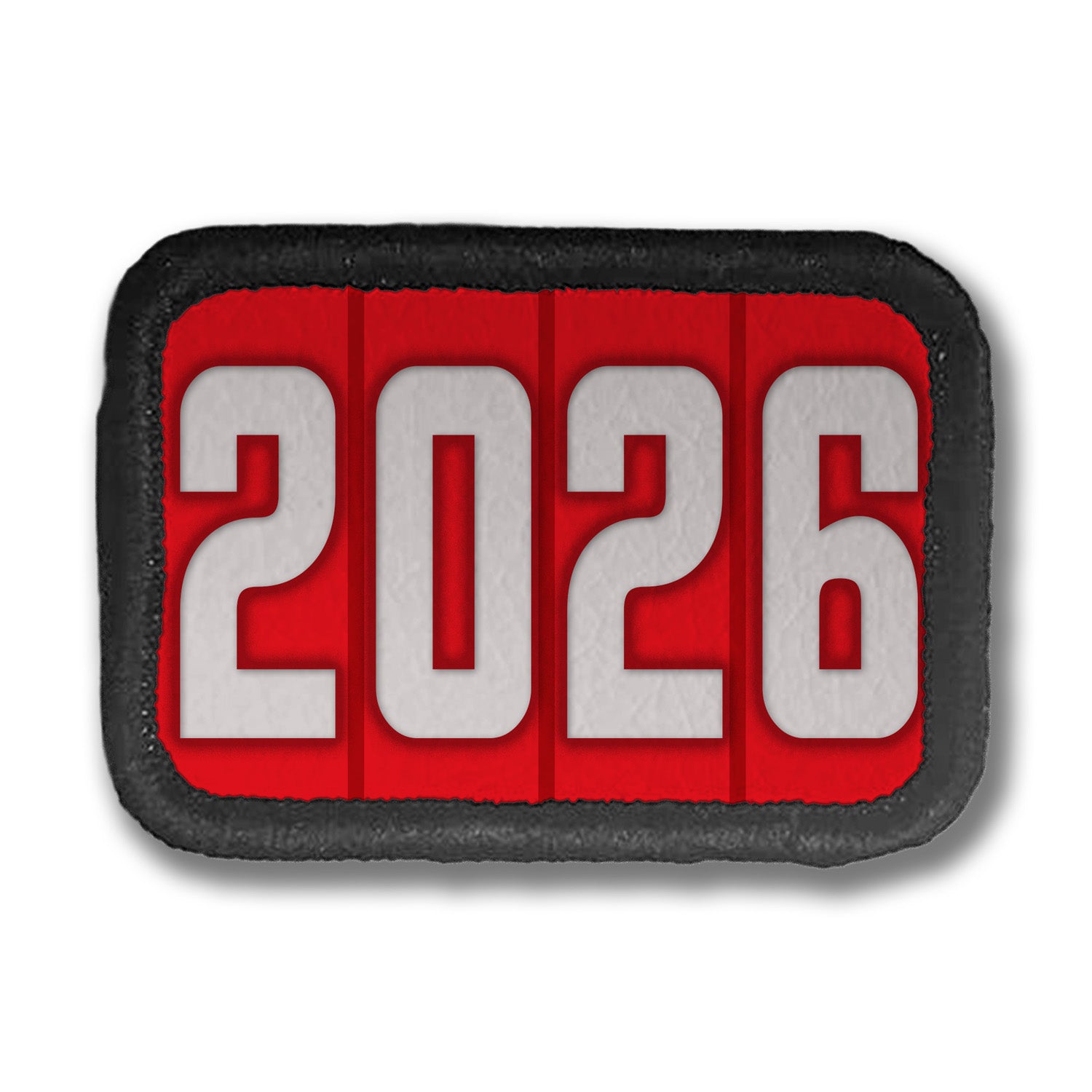Years Red DDH Con Merit Badges – 1.5” Rectangle Velcro