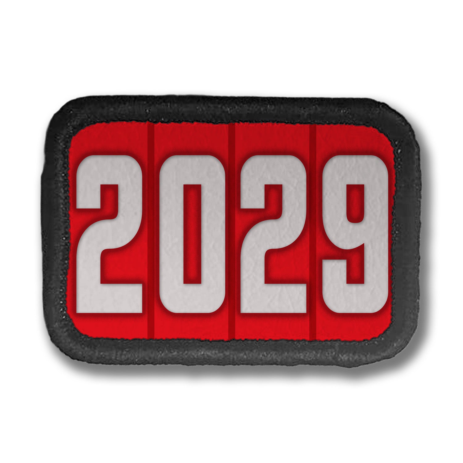 Years Red DDH Con Merit Badges – 1.5” Rectangle Velcro
