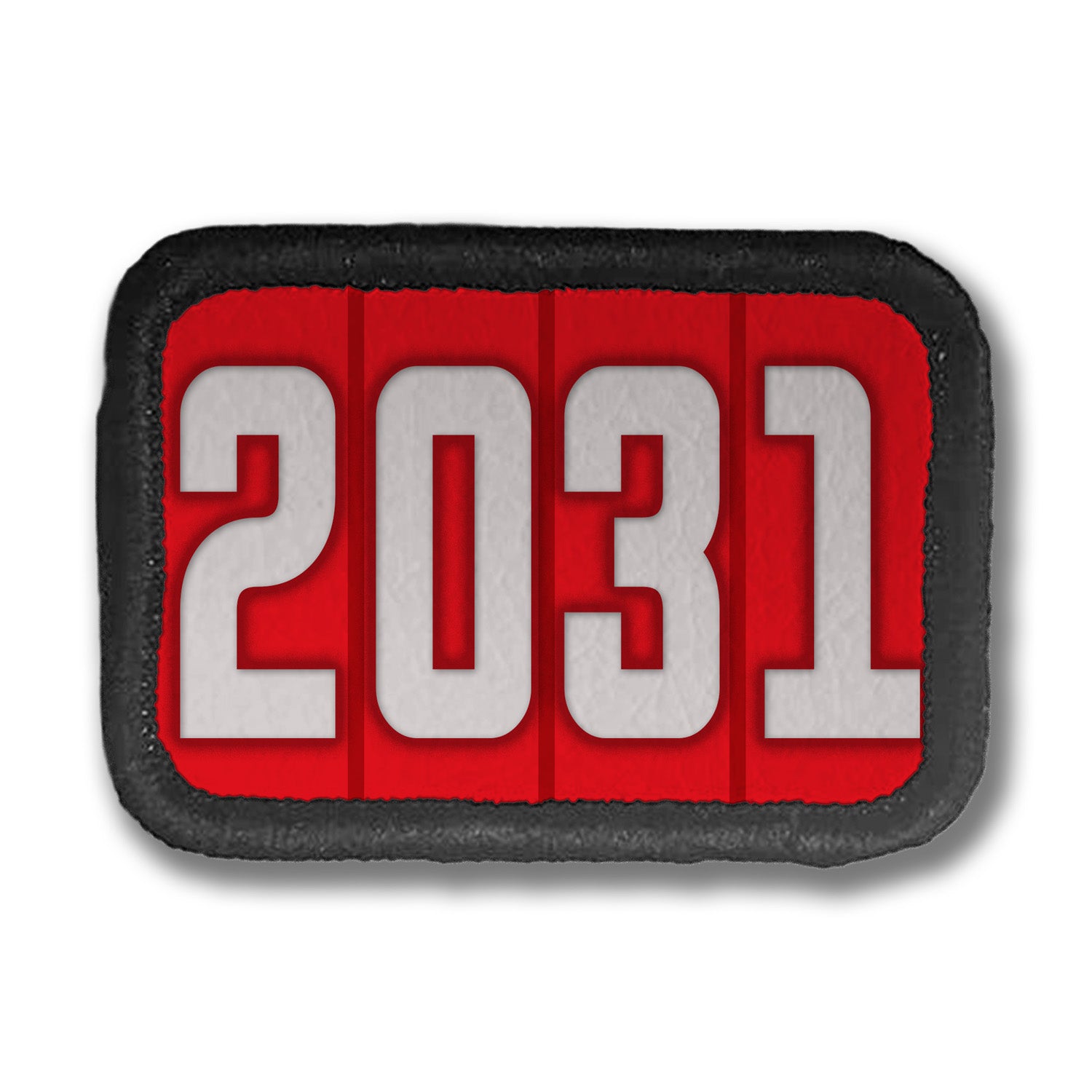 Years Red DDH Con Merit Badges – 1.5” Rectangle Velcro