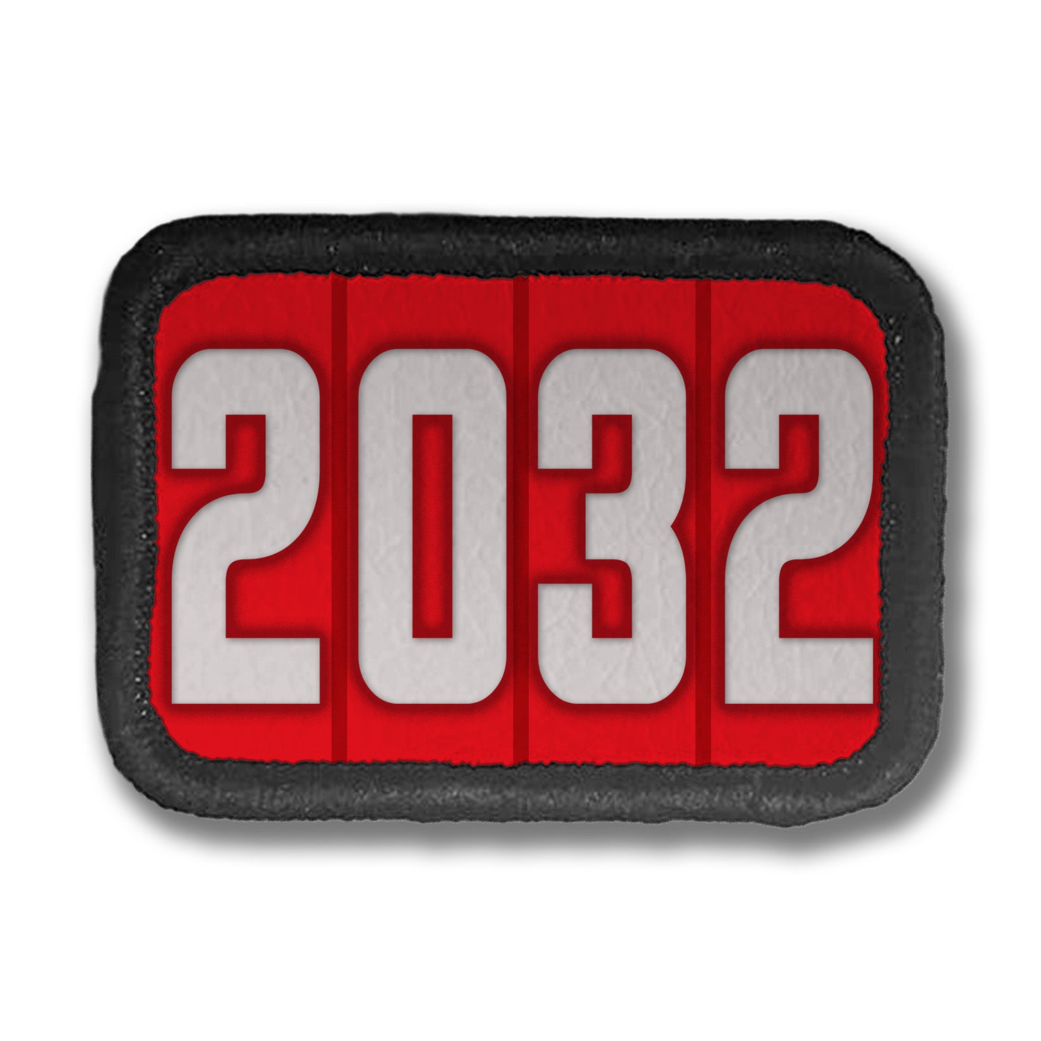 Years Red DDH Con Merit Badges – 1.5” Rectangle Velcro