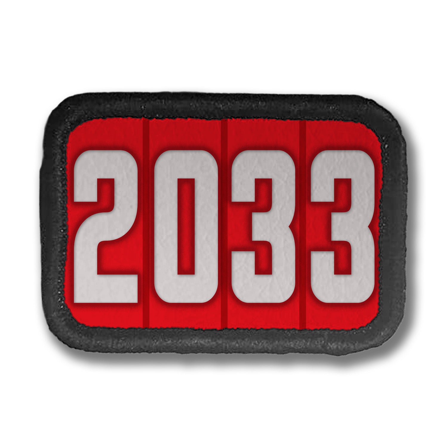 Years Red DDH Con Merit Badges – 1.5” Rectangle Velcro