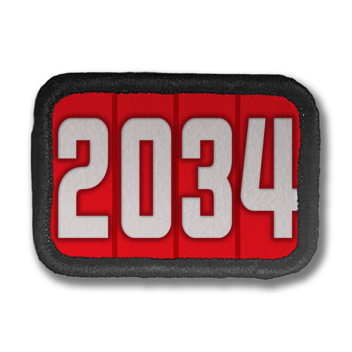 Years Red DDH Con Merit Badges – 1.5” Rectangle Velcro