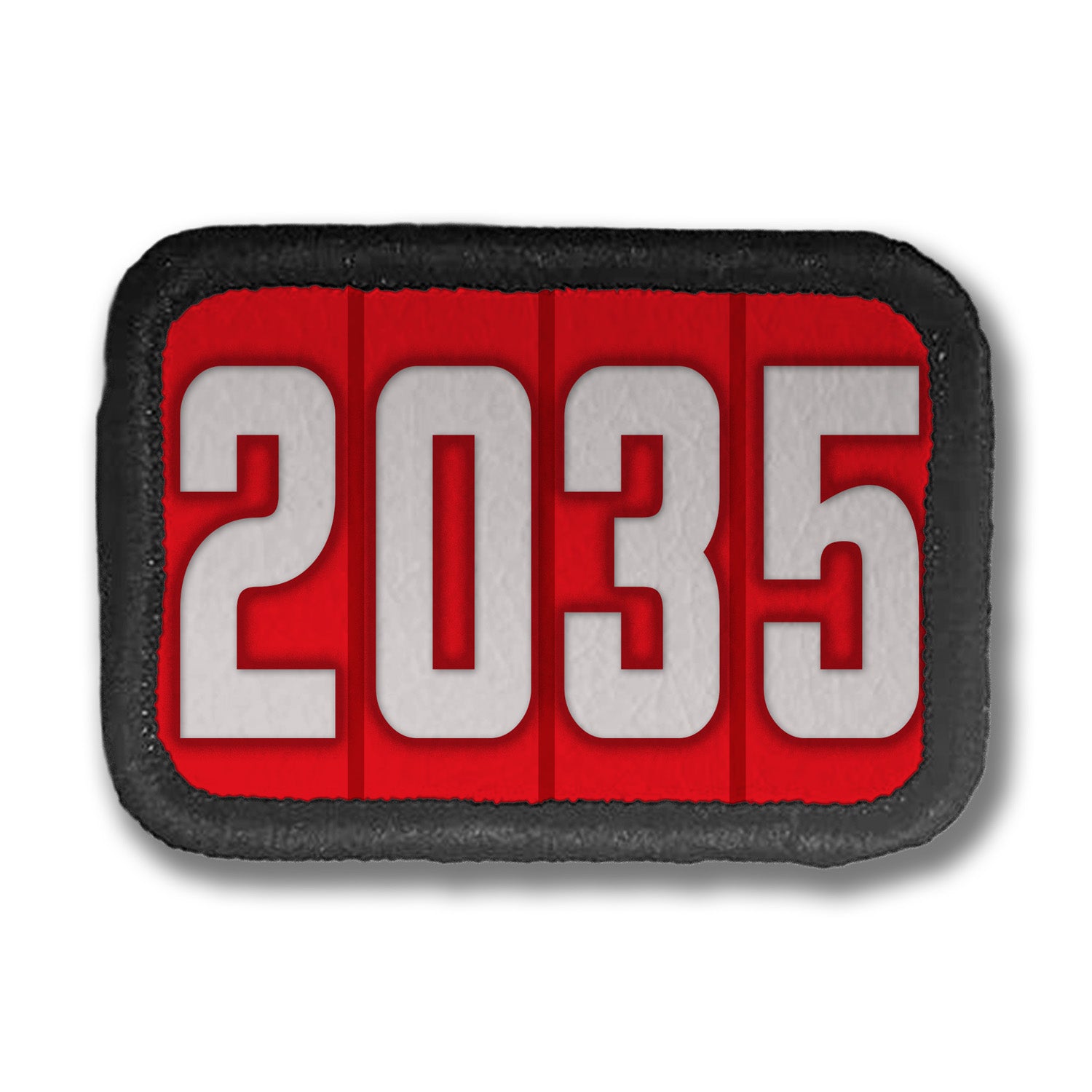 Years Red DDH Con Merit Badges – 1.5” Rectangle Velcro