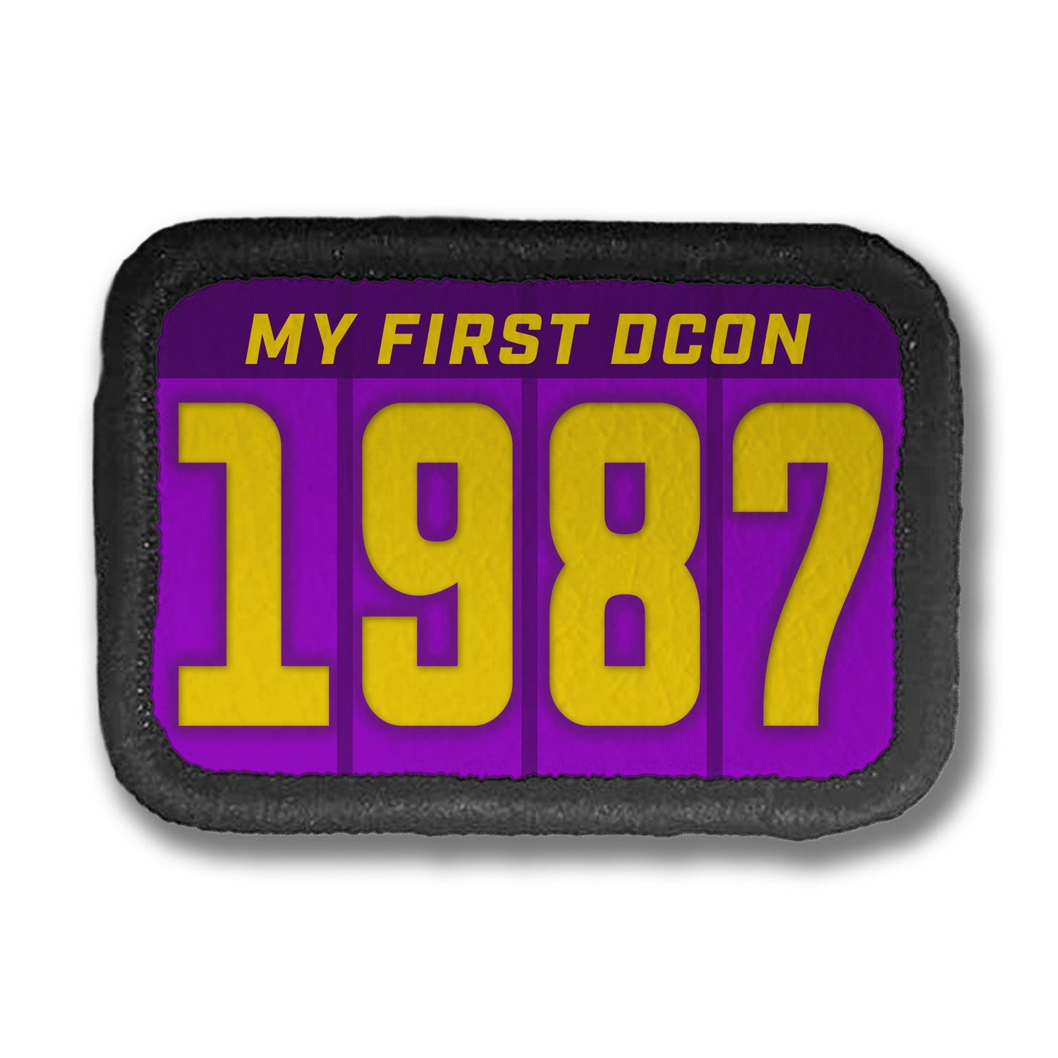 My First Year DDH Con Merit Badges – 1.5” Rectangle Velcro