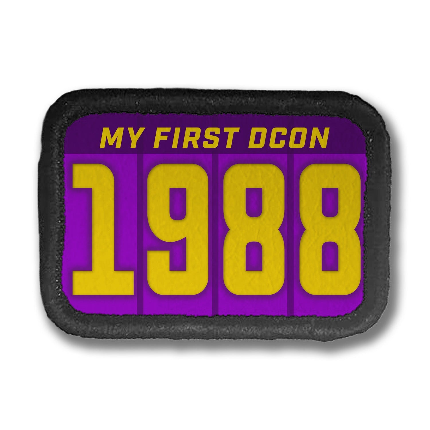 My First Year DDH Con Merit Badges – 1.5” Rectangle Velcro
