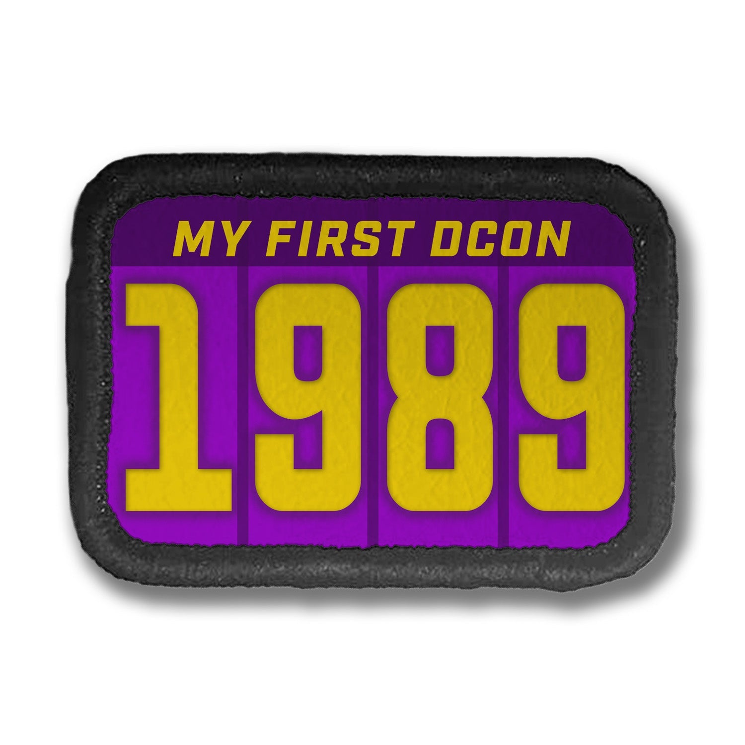 My First Year DDH Con Merit Badges – 1.5” Rectangle Velcro