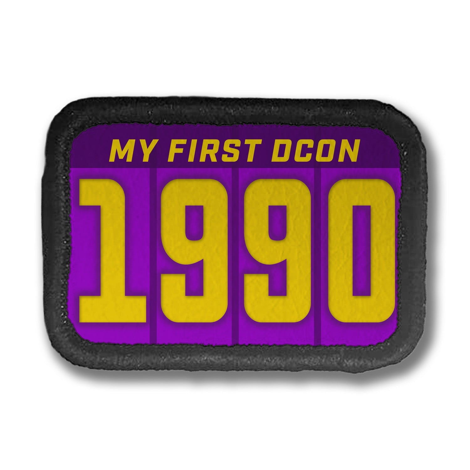My First Year DDH Con Merit Badges – 1.5” Rectangle Velcro