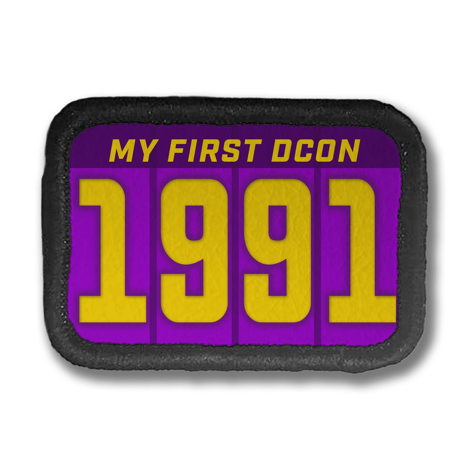 My First Year DDH Con Merit Badges – 1.5” Rectangle Velcro