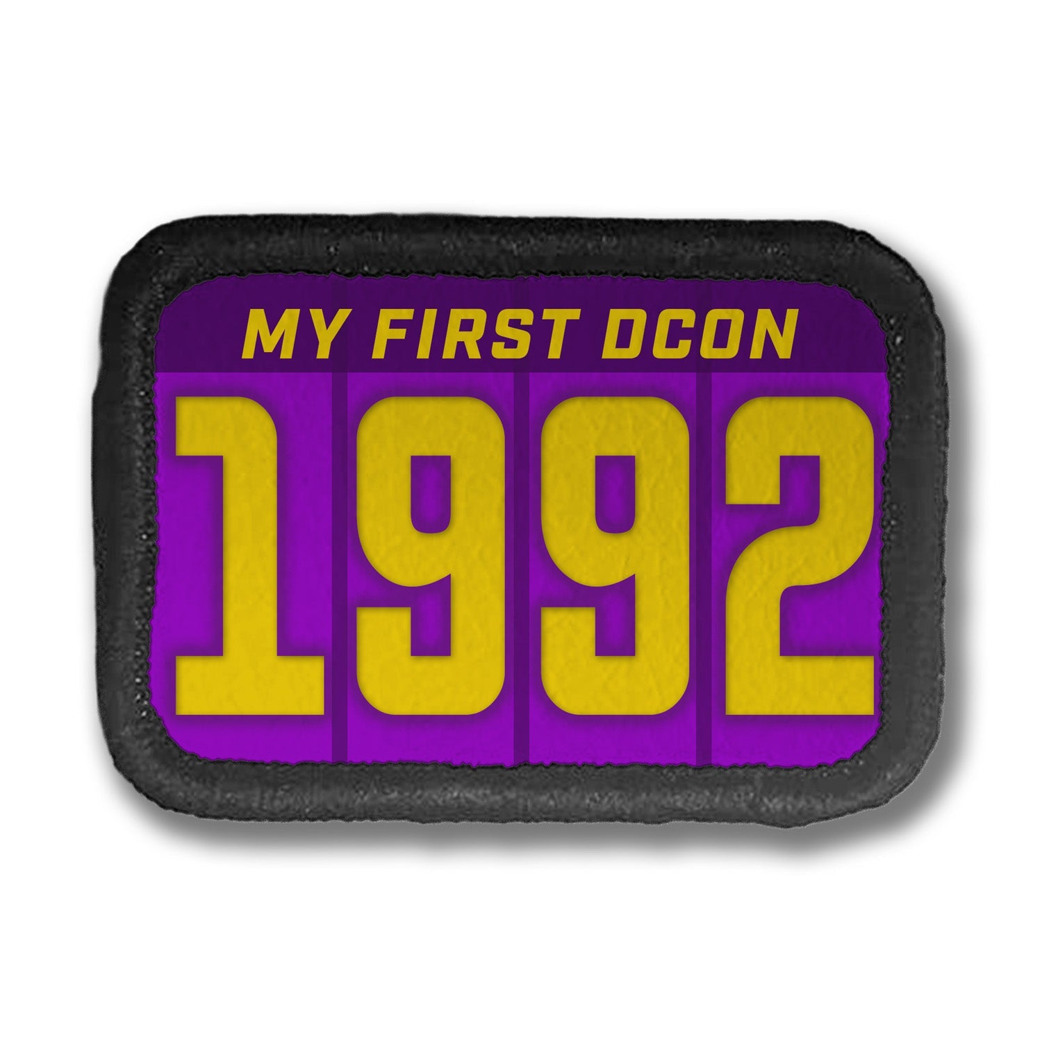 My First Year DDH Con Merit Badges – 1.5” Rectangle Velcro