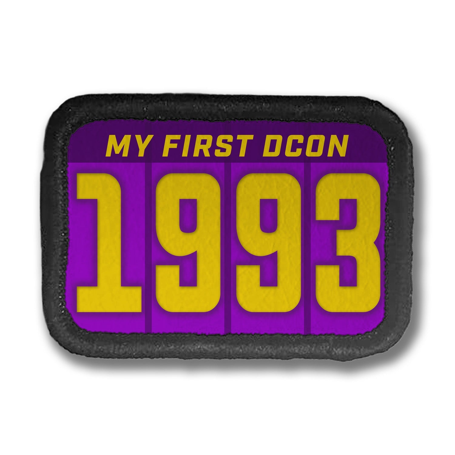 My First Year DDH Con Merit Badges – 1.5” Rectangle Velcro
