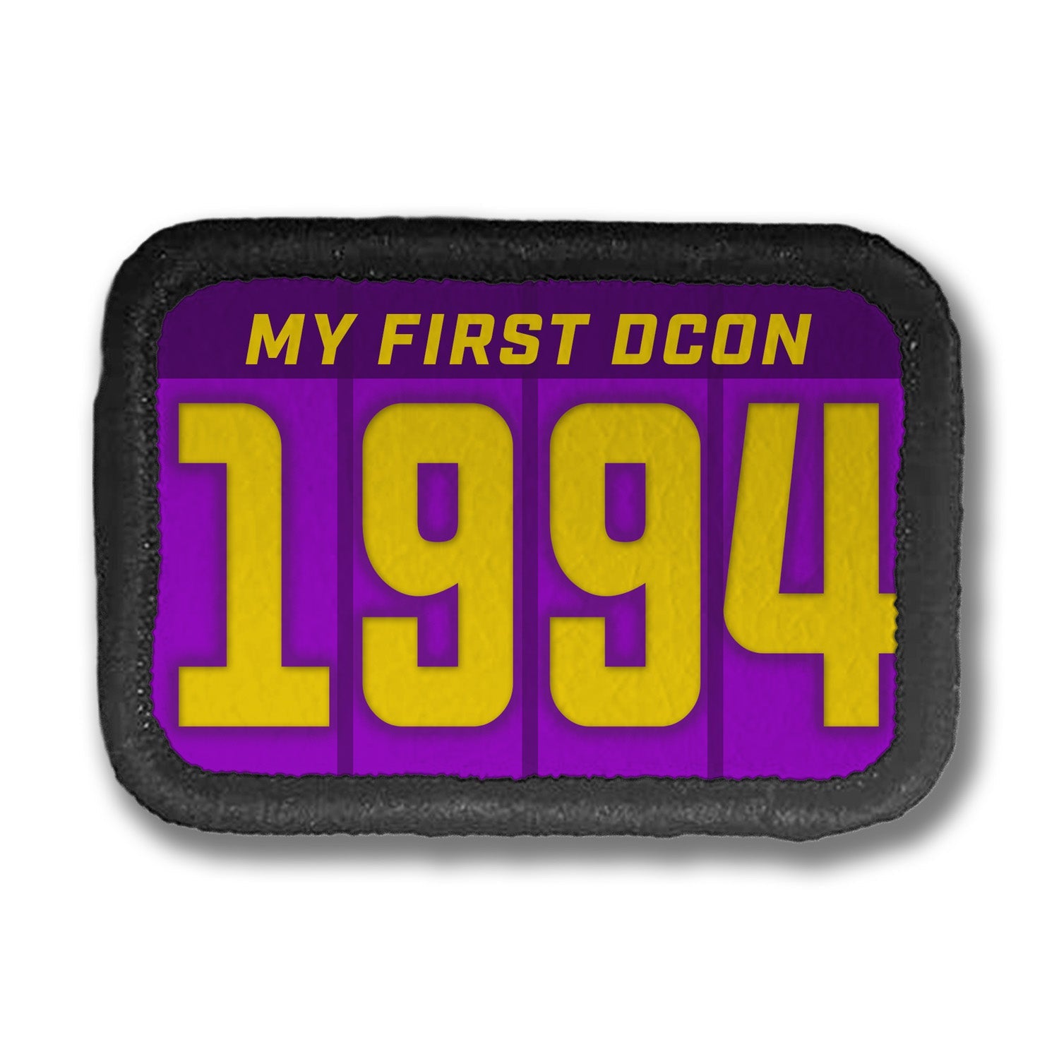 My First Year DDH Con Merit Badges – 1.5” Rectangle Velcro