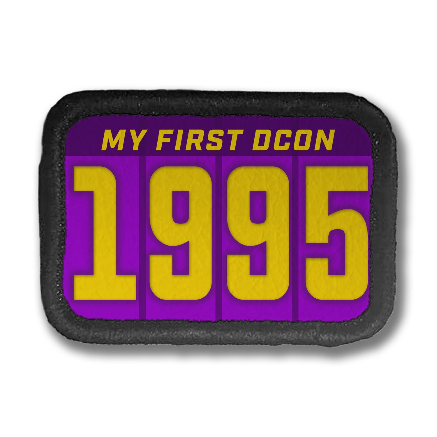 My First Year DDH Con Merit Badges – 1.5” Rectangle Velcro