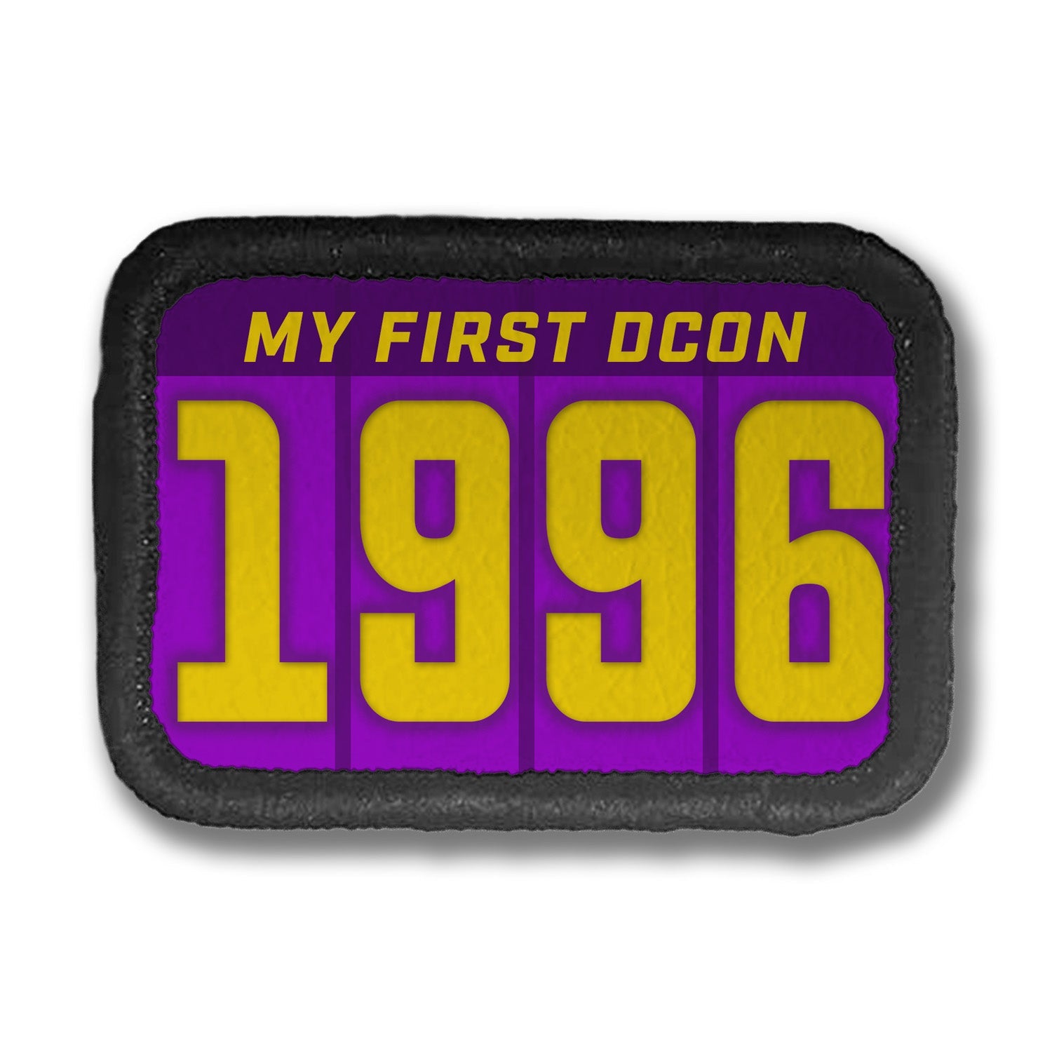My First Year DDH Con Merit Badges – 1.5” Rectangle Velcro