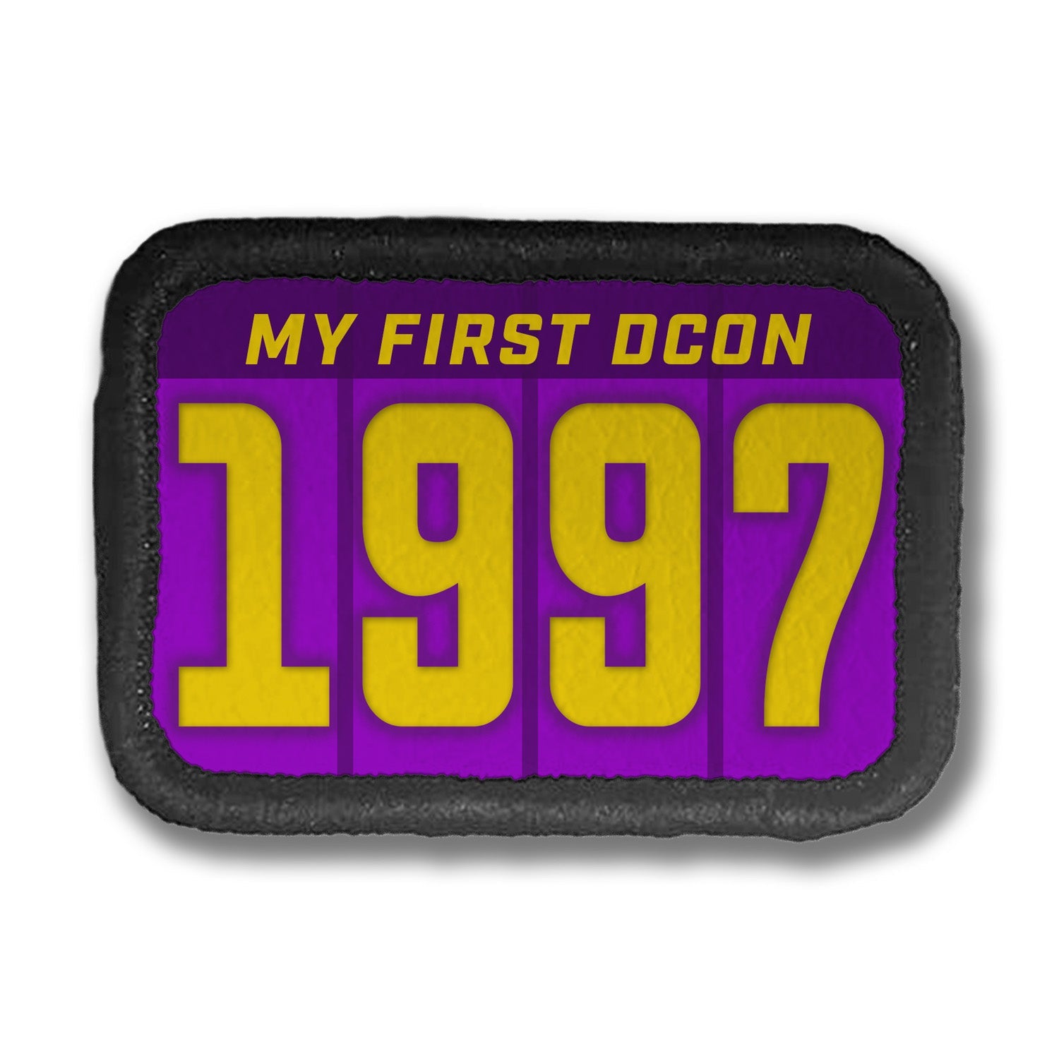 My First Year DDH Con Merit Badges – 1.5” Rectangle Velcro