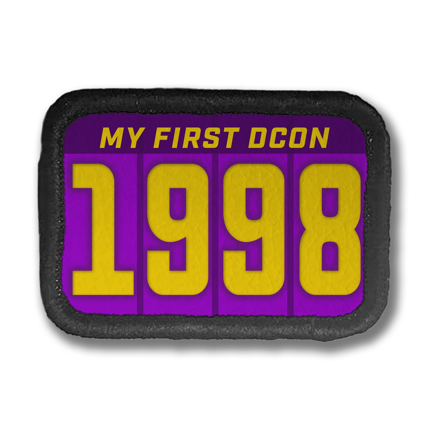 My First Year DDH Con Merit Badges – 1.5” Rectangle Velcro