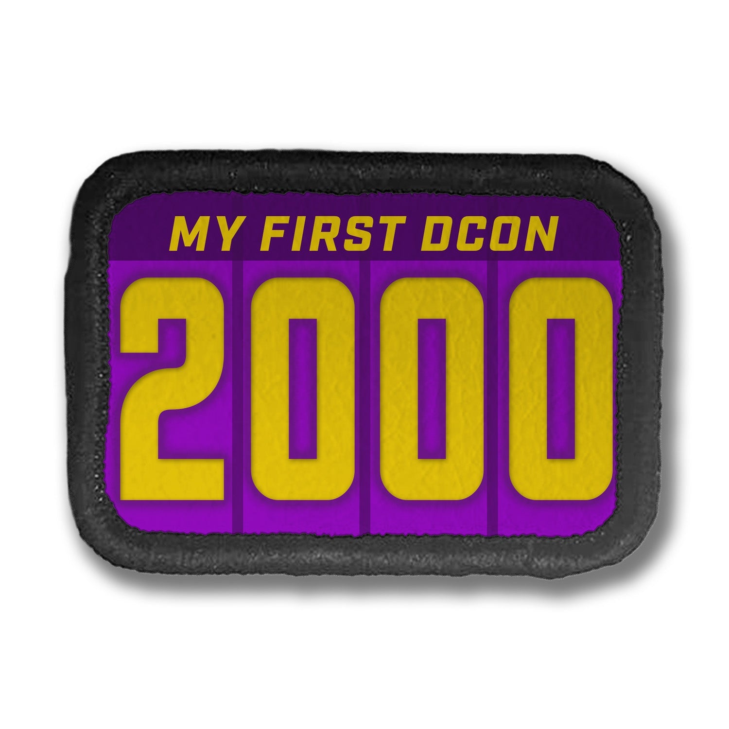 My First Year DDH Con Merit Badges – 1.5” Rectangle Velcro