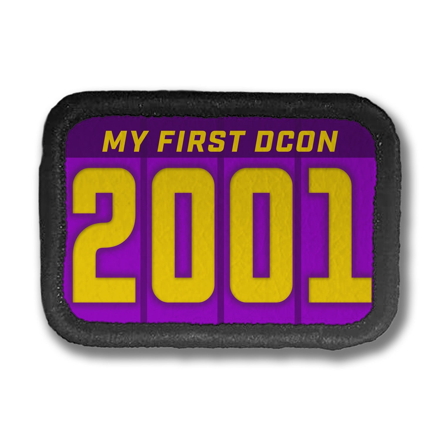 My First Year DDH Con Merit Badges – 1.5” Rectangle Velcro