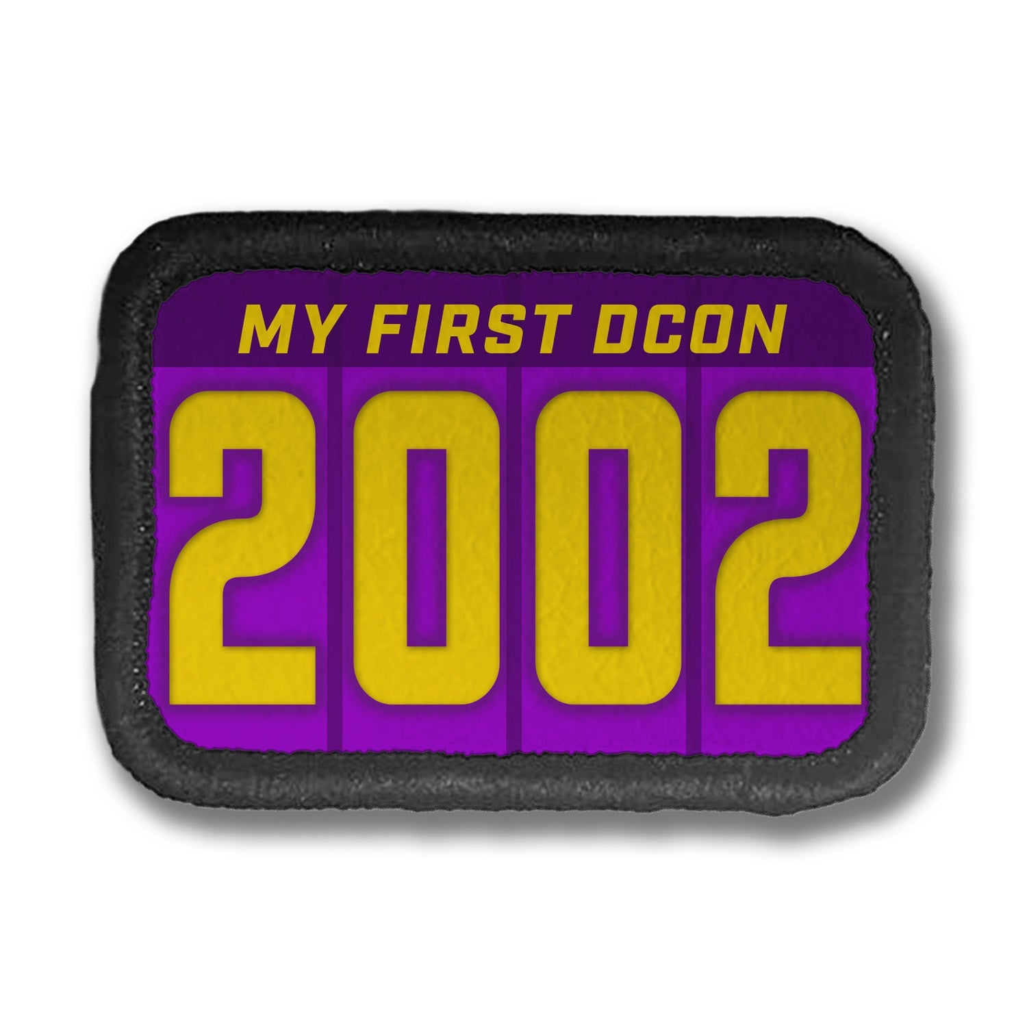 My First Year DDH Con Merit Badges – 1.5” Rectangle Velcro
