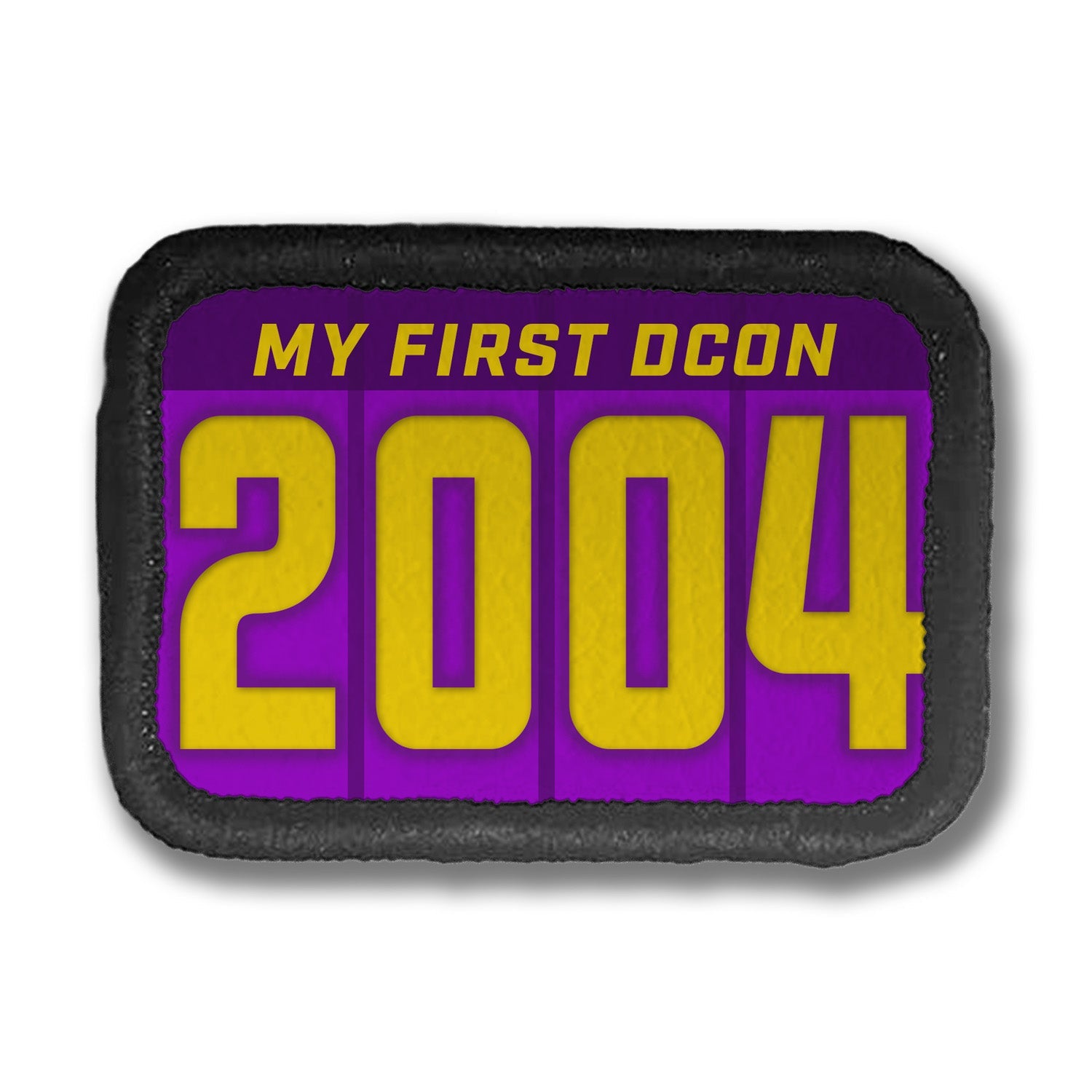 My First Year DDH Con Merit Badges – 1.5” Rectangle Velcro