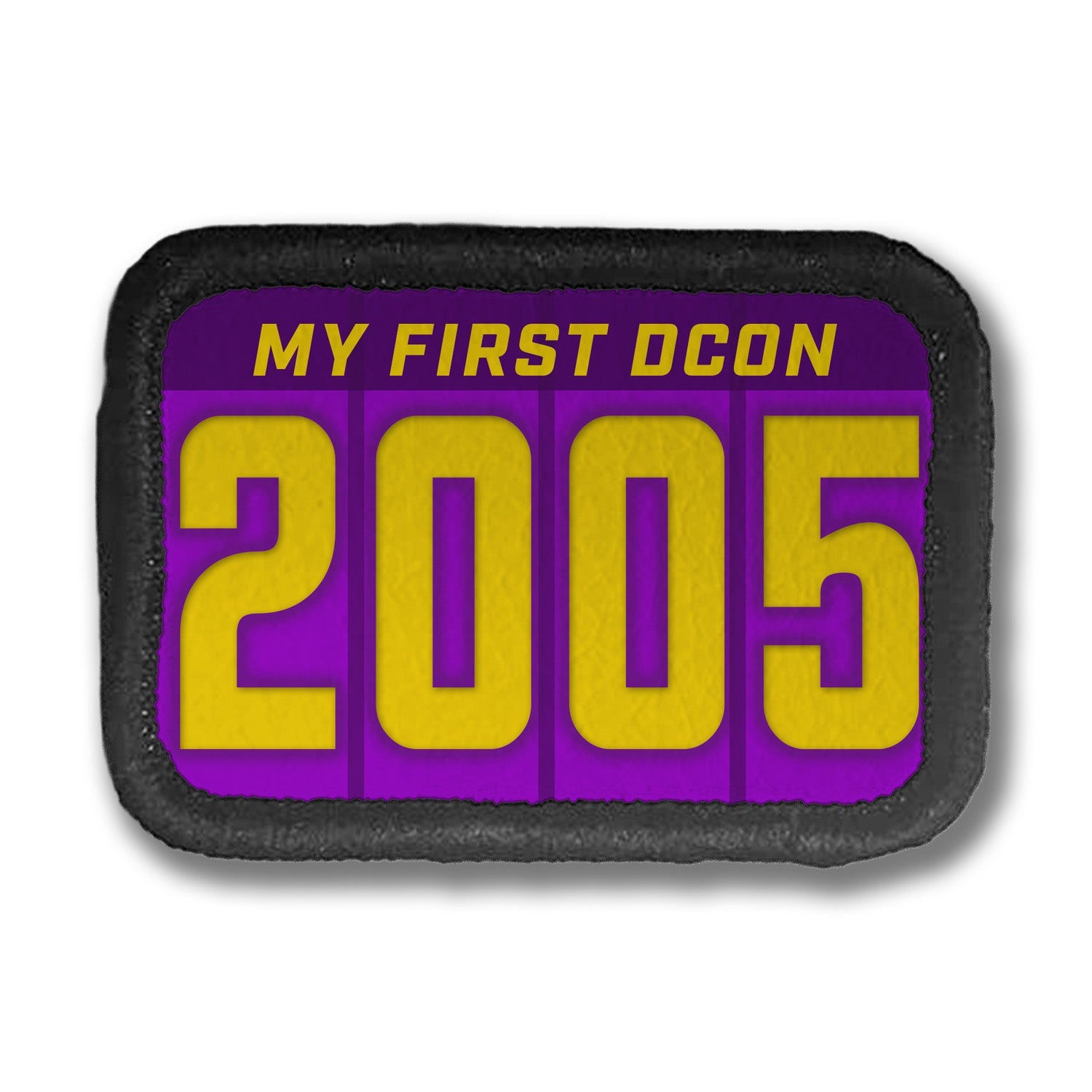 My First Year DDH Con Merit Badges – 1.5” Rectangle Velcro
